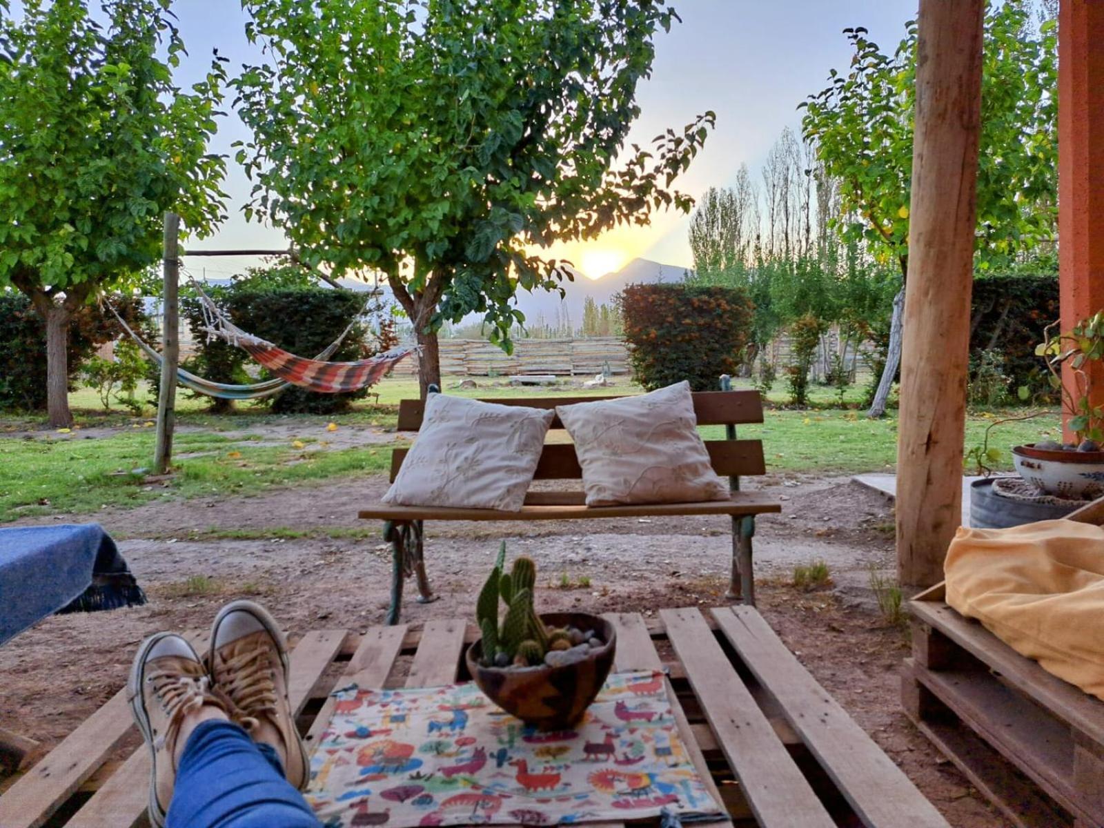 Aire De Barreal Hostel Andino Kültér fotó